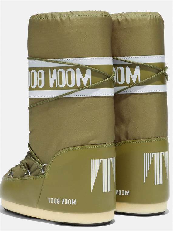 Moon Boot Icon Khaki Nylon Boots